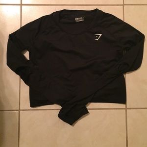 Gymshark long sleeve crop top